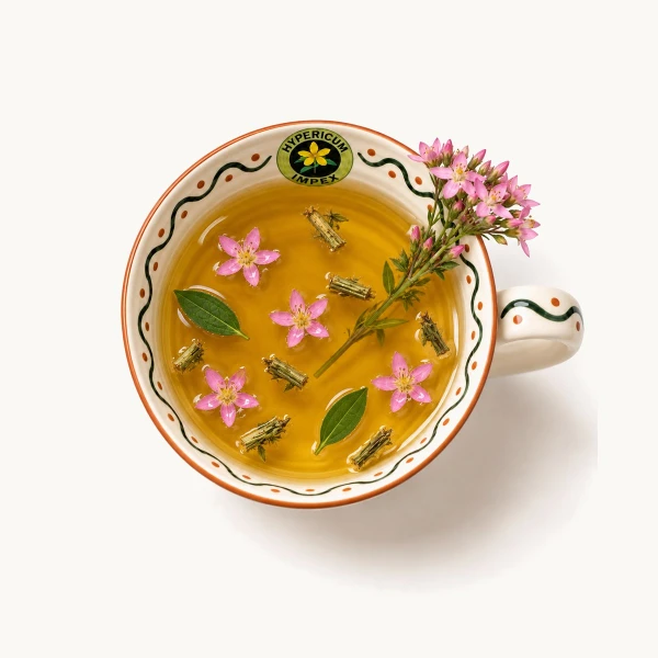Ceai Tintaura vrac — ceai natural din Țintaură (Centaurium umbellatum pentru susținerea sănătății. Calitate Hypericum, vrac. Comandă online!