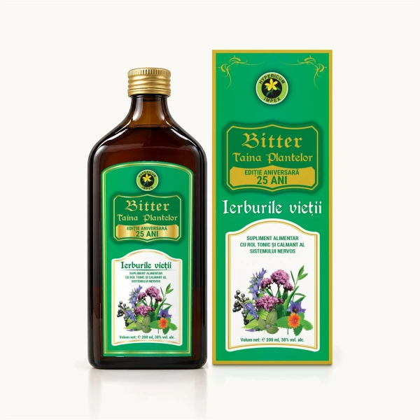 Bitter Ierburile Vieții 200ml | Tonic Nervos Natural