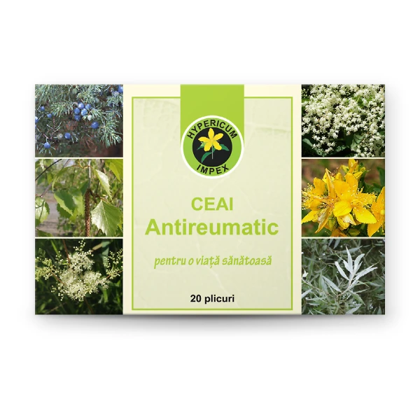 Ceai Antireumatic din Salcie, Mesteacăn, Coada-calului și 7 plante. Calmează durerile articulare și elimină acidul uric. Natural și pur.