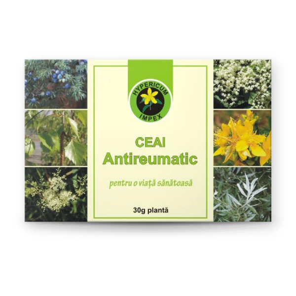 Ceai Antireumatic vrac din Salcie, Mesteacăn și alte plante. Efect antiinflamator, analgezic și diuretic pentru articulații sănătoase.