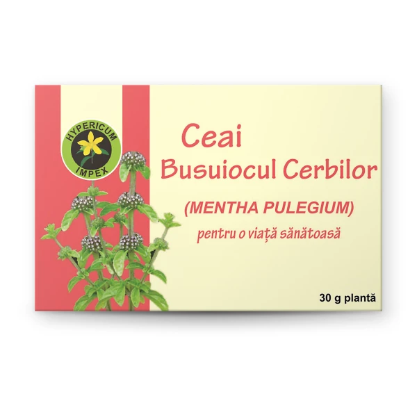 Ceai de Busuiocul Cerbilor vrac — ceai natural din Busuiocul Cerbilor pentru stimularea digestiei și calmarea spasmelor.