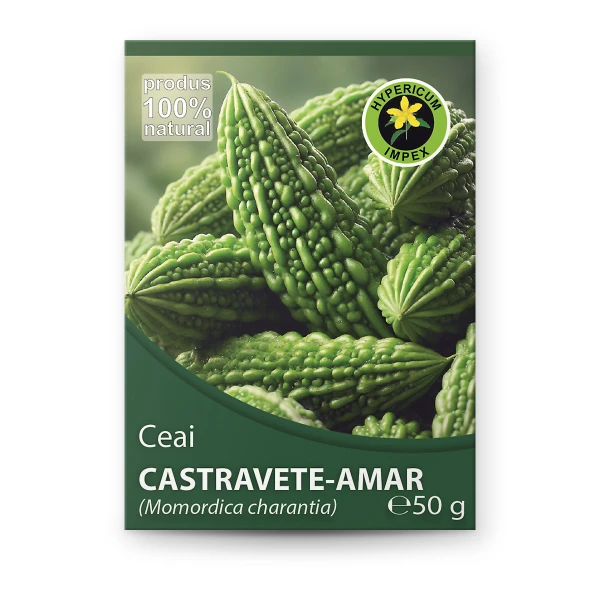 Ceai vrac Castravete amar (Momordica charantia) – reglează glicemia, normalizează colesterolul, protejează pancreasul și susține slăbirea naturală.
