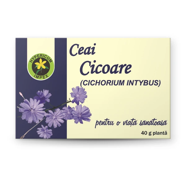 Ceai Cicoare vrac din flora spontană, cu acțiune hepatoprotectoare, colagogă, hipocolesterolemiantă și detoxifiantă. Susține digestia, ficatul și colecistul.