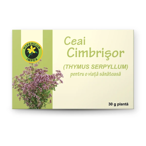 Ceai Cimbrișor vrac din flora spontană: antiinflamator, antiseptic, expectorant. Susține sistemul respirator și digestiv. Fără tratamente chimice.