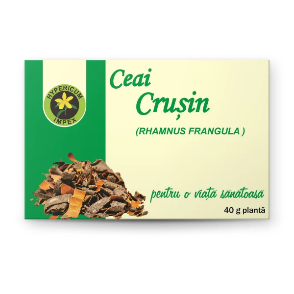 Ceai Crusin vrac — ceai natural din Crusin pentru reglarea tranzitului intestinal (efect laxativ). Calitate Hypericum, vrac. Comandă online!