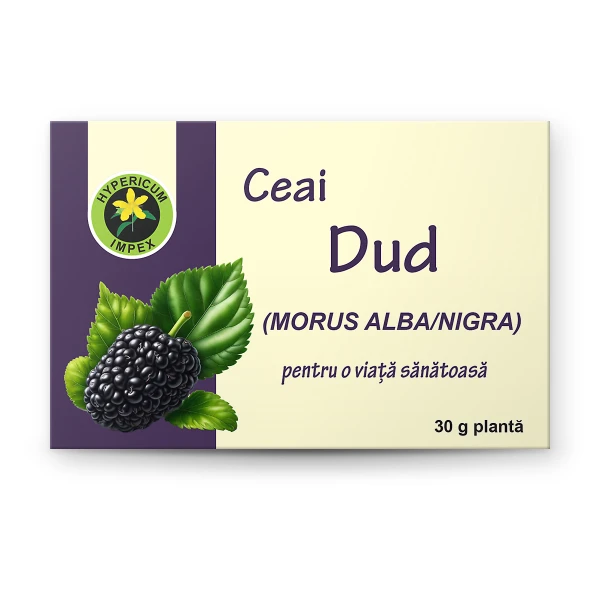 Ceai Dud vrac — ceai natural din Dud pentru reglarea glicemiei și sănătatea sistemului respirator. Calitate Hypericum, vrac. Comandă online!