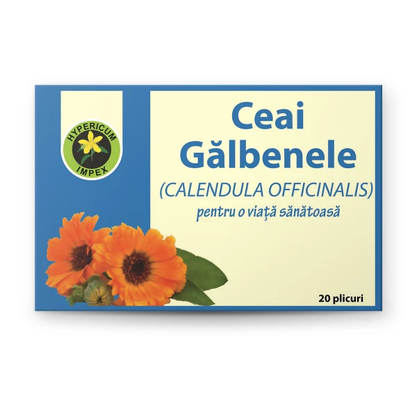 Ceai Galbenele doze — ceai natural din Galbenele pentru acțiunea antiinflamatoare și cicatrizantă. Calitate Hypericum, plicuri. Comandă online!