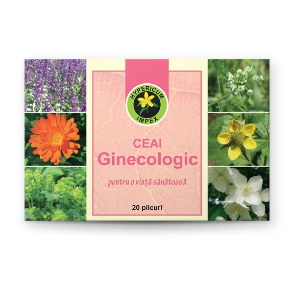 Ceai Ginecologic doze — ceai medicinal pentru sănătate feminină. Plante din flora spontană românească. Comandă de la Hypericum!