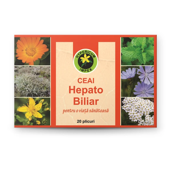 Ceai Hepato Biliar doze — amestec din 9 plante pentru hepato-biliar. Ceai natural Hypericum. Comandă online cu livrare!