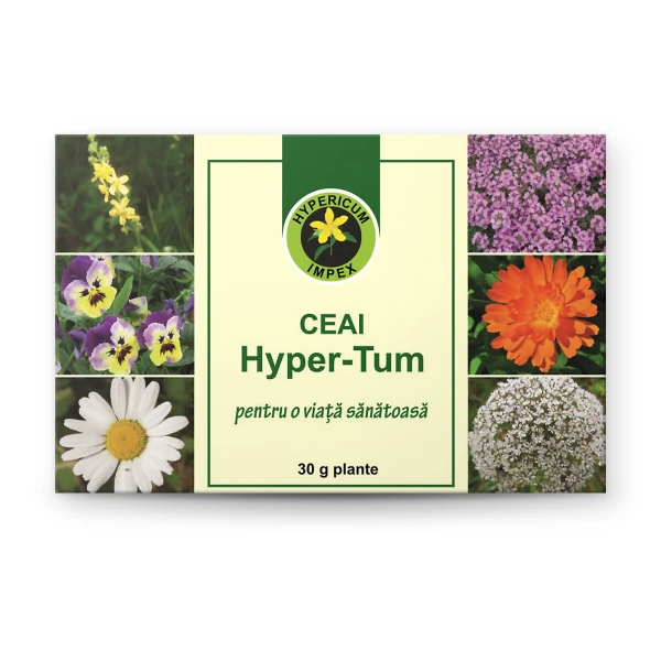 Ceai Hyper-Tum vrac — ceai medicinal pentru tonic general. Plante din flora spontană românească. Comandă de la Hypericum!