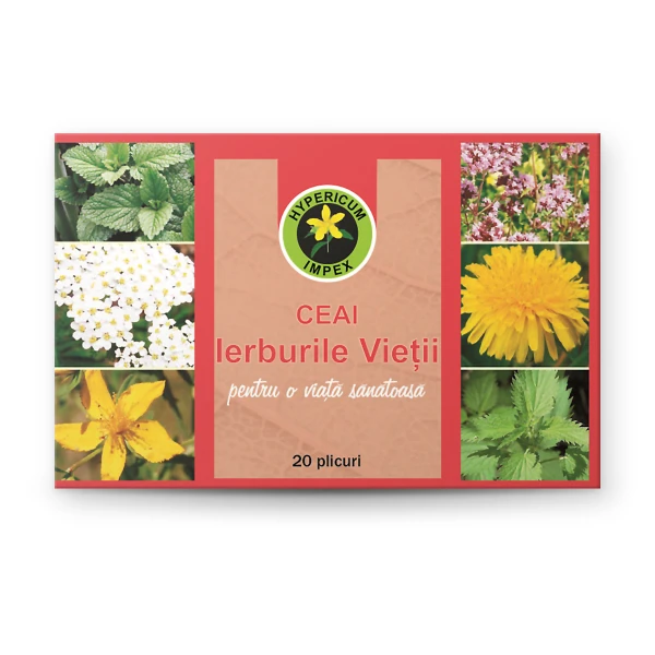 Ceai Ierburile Vietii doze — amestec din 21 plante pentru tonic nervos și imunitar. Ceai natural Hypericum. Comandă online cu livrare!