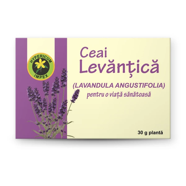 Ceai Levantica vrac — ceai natural din Levantica pentru calmarea și relaxarea sistemului nervos. Calitate Hypericum, vrac. Comandă online!