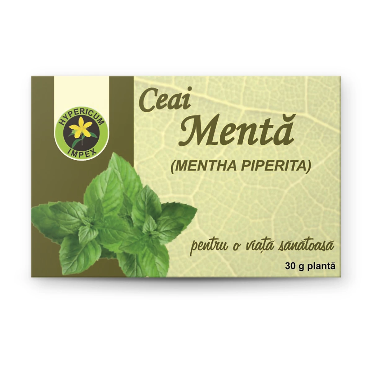 ceai-menta-vrac Ceai Menta vrac — ceai natural din Menta pentru ameliorarea disconfortului digestiv și calmarea stomacului. Calitate Hypericum, vrac. Comandă online!