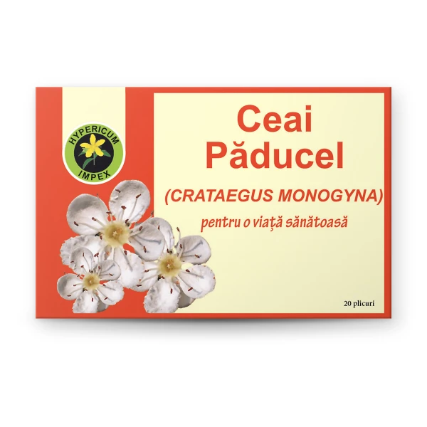 Ceai Paducel doze — ceai natural din Paducel pentru susținerea funcției cardiace și reglarea tensiunii. Calitate Hypericum, plicuri. Comandă online!