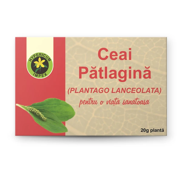 Ceai Patlagina vrac — ceai natural din Patlagina pentru calmarea tusei și susținerea funcției respiratorii. Calitate Hypericum, vrac. Comandă online!
