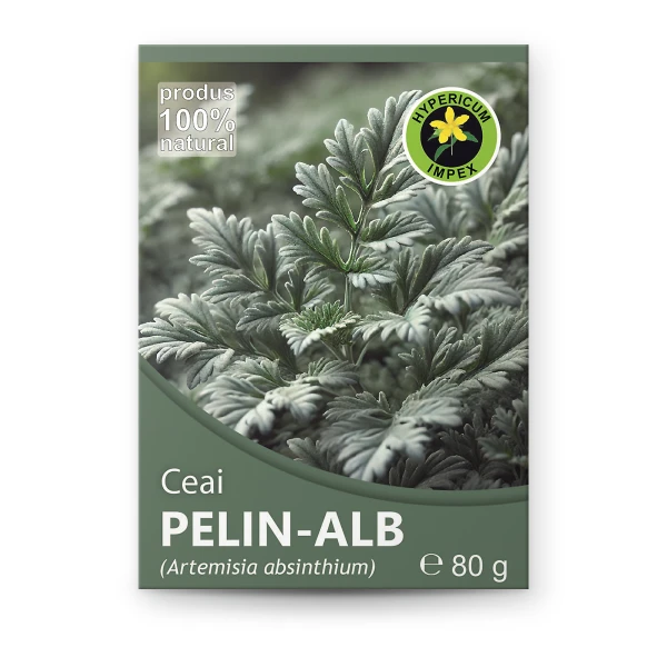 Ceai de Pelin Alb vrac — ceai natural din Pelin pentru susținerea digestiei și funcției hepatice. Calitate Hypericum, vrac. Comandă online!