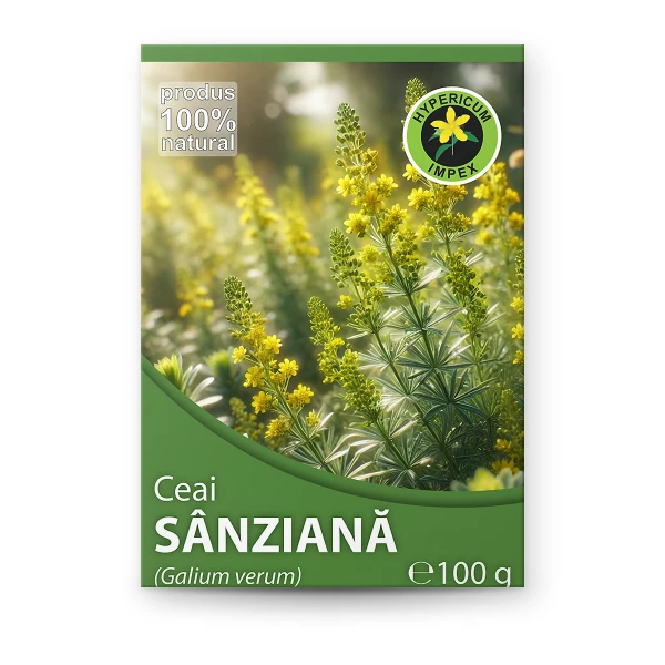 Ceai de Sanziana vrac — ceai natural din Sanziana pentru sănătatea tiroidei și echilibrul hormonal. Calitate Hypericum, vrac. Comandă online!