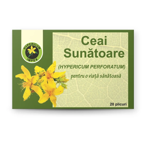 Ceai Sunatoare doze — ceai natural din Sunătoare pentru susținerea sănătății. Calitate Hypericum, plicuri. Comandă online!