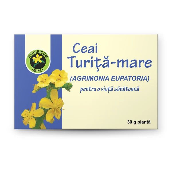 Ceai Turita Mare vrac — ceai natural din Turita Mare pentru susținerea sănătății. Calitate Hypericum, vrac. Comandă online!