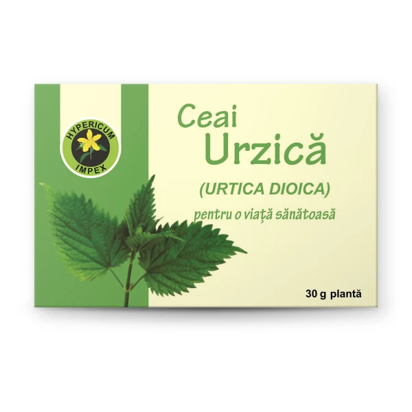 Ceai Urzica vrac — ceai natural din Urzica Mare pentru susținerea sănătății. Calitate Hypericum, vrac. Comandă online!