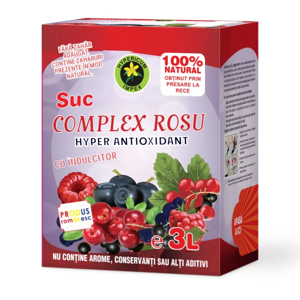 Complex Rosu : suc concentrat 3 litri