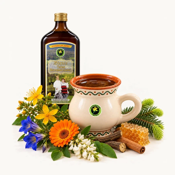 Extract natural din 40 plante: tonic general, întărește imunitatea, detoxifiere, reglează digestia. Rol antiinflamator și antioxidant puternic.