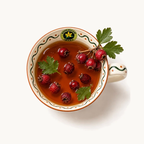Ceai Fructe de Păducel doze — ceai natural din Păducel pentru susținerea sănătății. Calitate Hypericum, plicuri. Comandă online!