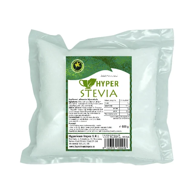 Indulcitor Hyper Stevia Rebaudiana 500g Indulcitor Hyper Stevia Rebaudiana 500g