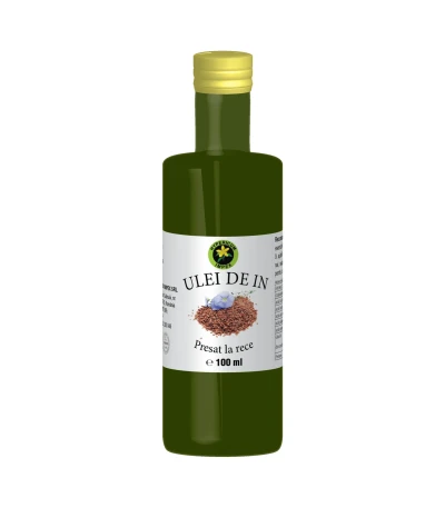 Ulei de in presat la rece 100 ml