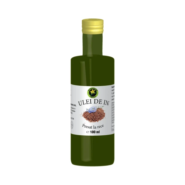 Ulei de in presat la rece 100 ml