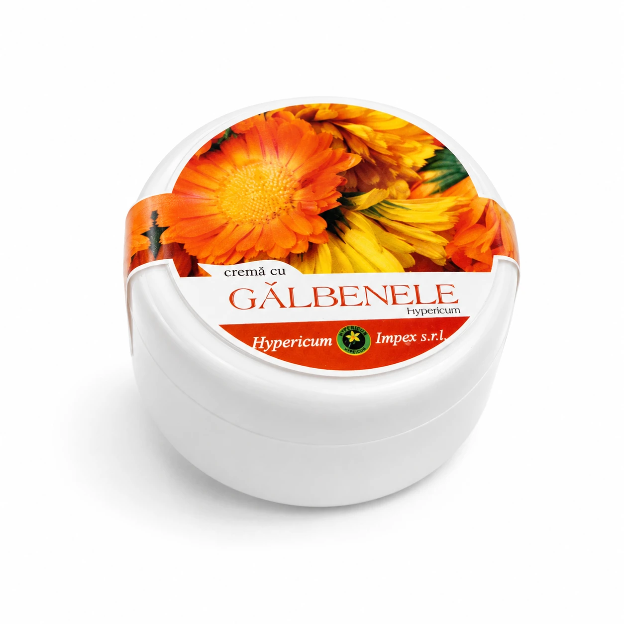 Cremă tip balsam Gălbenele susține procesele de regenerare a pielii, contribuind la refacerea tegumentului după leziuni, zgârieturi sau iritații.
