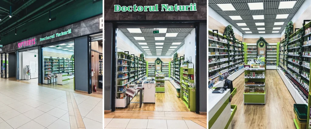 Magazinul Doctorul Naturii din Auchan Pitești
