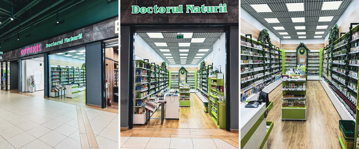 Magazinul Doctorul Naturii din Auchan Pitești