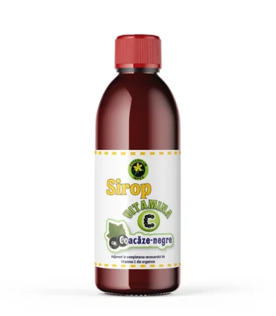 Sirop Vitamina C cu Coacaze-negre cu zahar 500ml