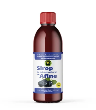 Sirop afine de pădure fara zahar 500 ml