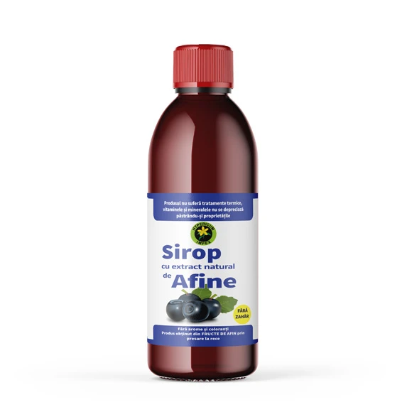 Sirop afine de pădure fara zahar 500 ml