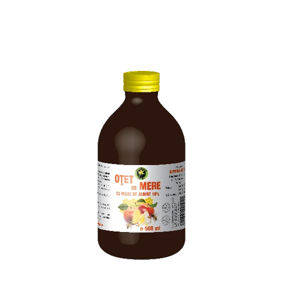Otet de Mere cu Miere de Albine 500ml