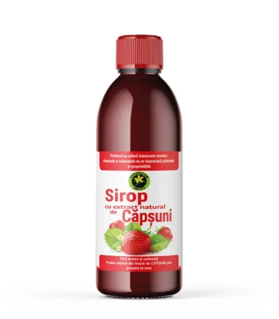 Sirop de capsuni cu zahar 500ml