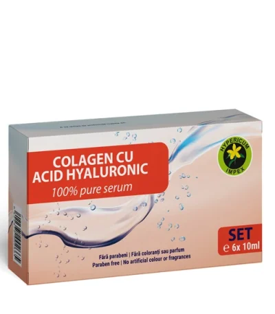 Ser Colagen Peptide cu Acid Hialuronic (6 fiole x10ml)