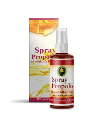 Spray Propolis şi Acid alfa lipoic 50 ml