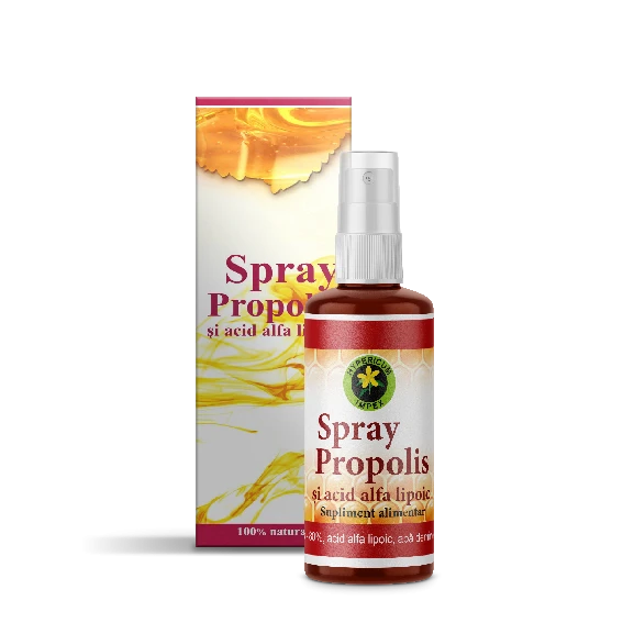 Spray Propolis şi Acid alfa lipoic 50 ml
