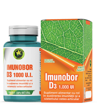 Capsule Imunobor cu Vitamina D3