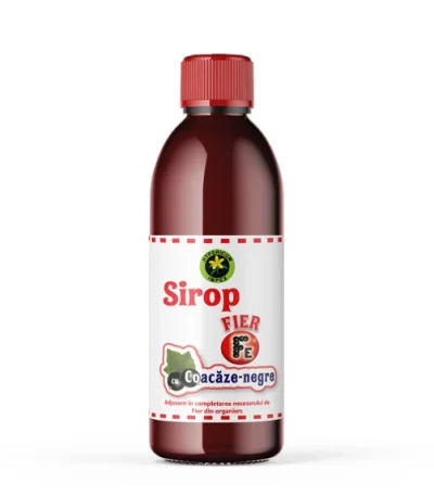Sirop Coacaze-negre cu fier 500ml