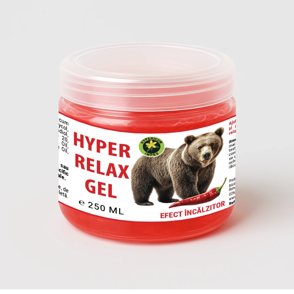Hyper Relax Gel cu efect încălzitor 250ml