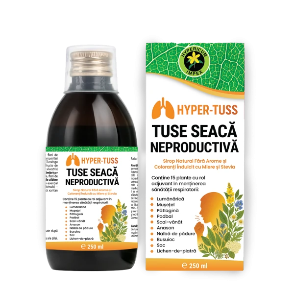 Sirop Hyper-Tuss (Tuse Seacă / Neproductivă) 250ml