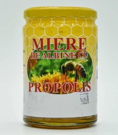 Miere de albine cu propolis 400g