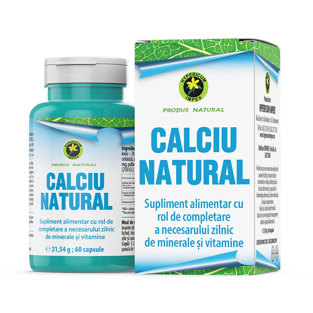 Capsule Calciu Natural