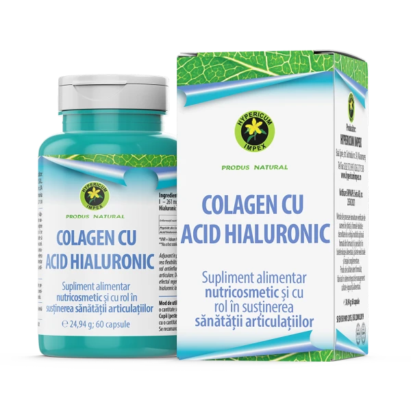 Capsule Colagen cu Acid Hialuronic