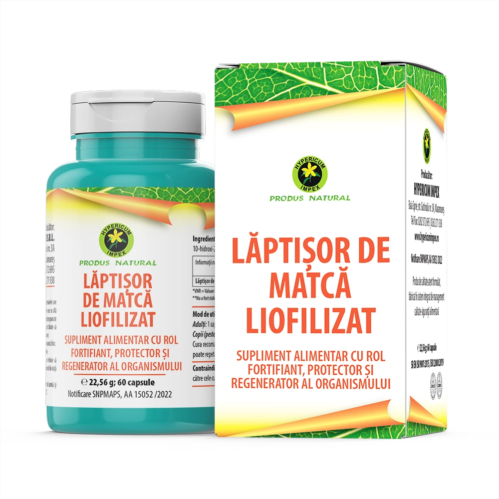 Capsule Laptisor de Matca Liofilizat