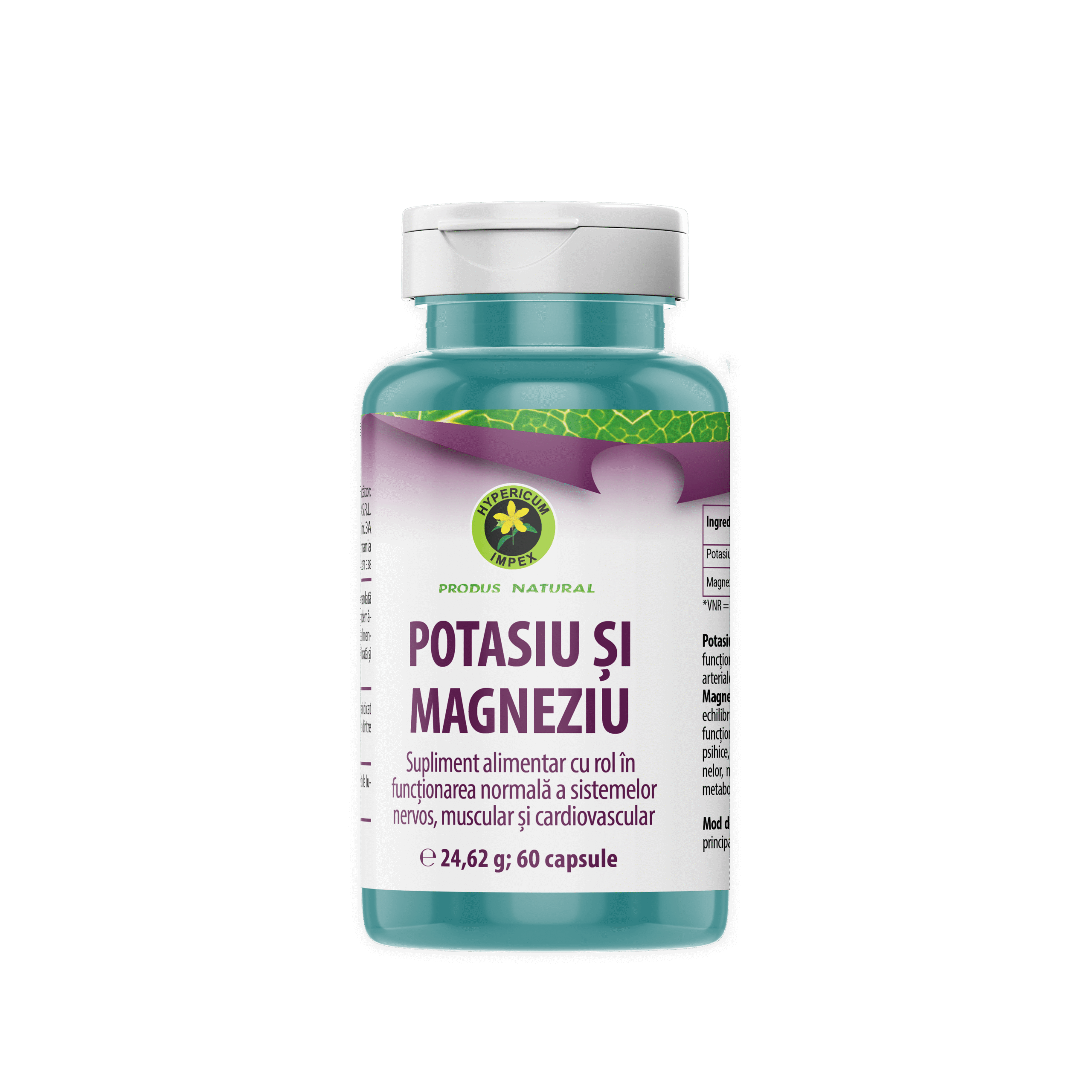 Capsule Potasiu si Magneziu